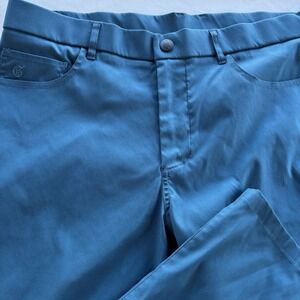 Greyson Golf Pants 36x28 Blue Performance Stretch 5 Pocket Tech